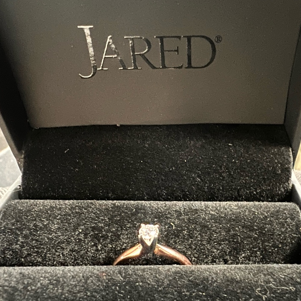Diamond Solitaire Engagement Ring 1/5 ct tw Round 14K Yellow Gold (Jared)